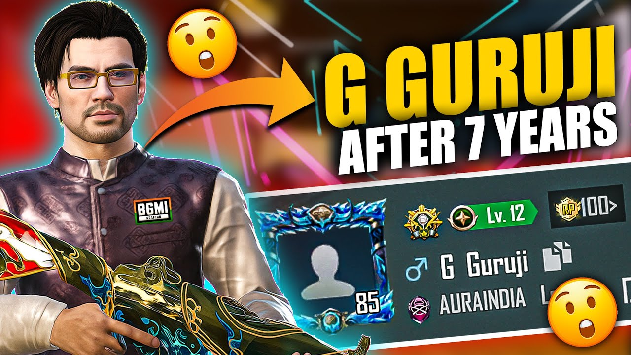 G Guruji Returns After 7 Years 🔥 The OG Legend Is Back in BGMI | Faroff
