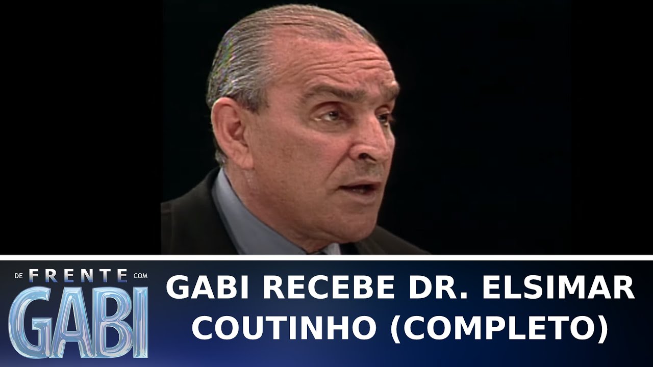 De Frente com Gabi - Dr. Elsimar Coutinho (25/10/1998) | SBT Vídeos