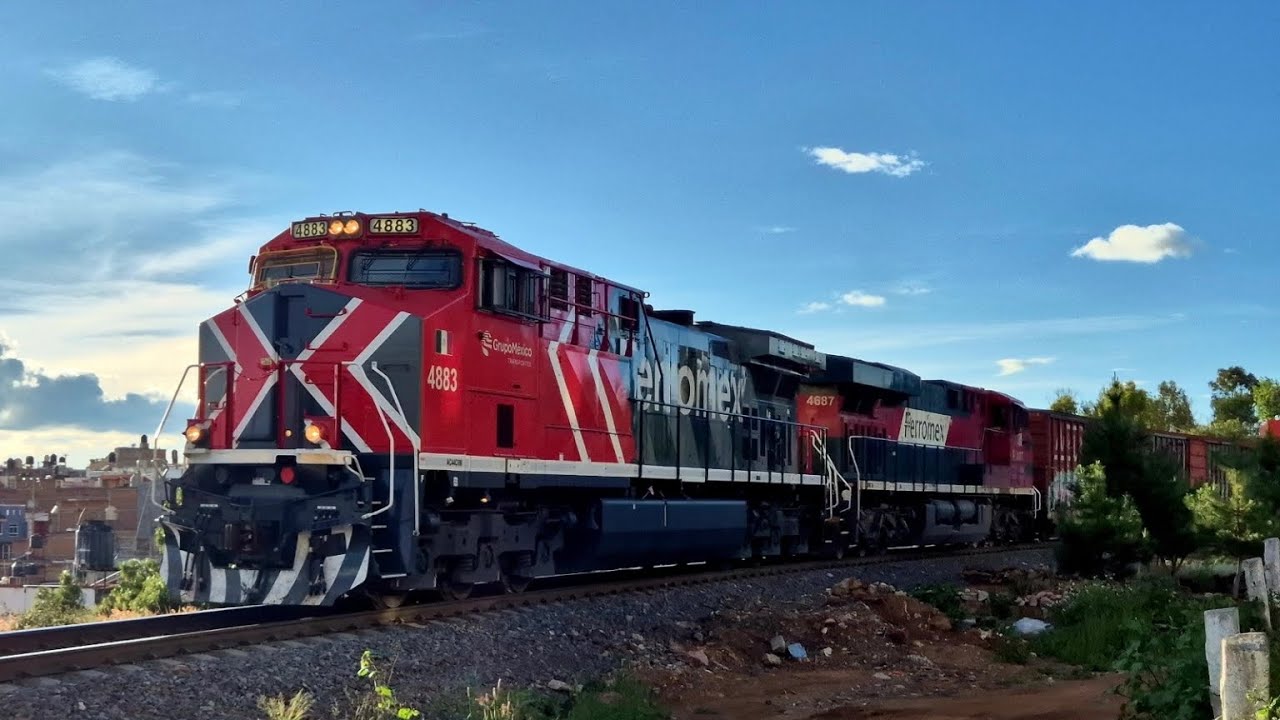 Nos aventamos a grabar 2 trenes con las nuevas AC44C6M Y ES44AC Lideres!