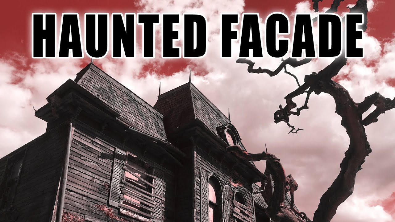 Haunted House Facade for the Movie 'It'