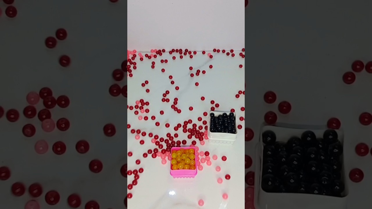 110 satisfying beads #asmrvideo #beadsound #relaxing