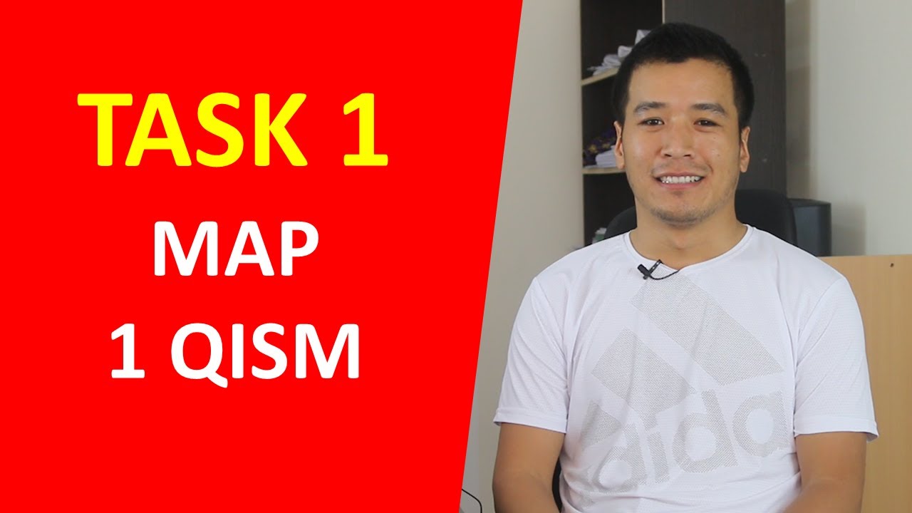 IELTS TASK 1 (MAP) - 1 QISM | IELTS WRITING TASK  1 | IELTS UZBEK TILIDA