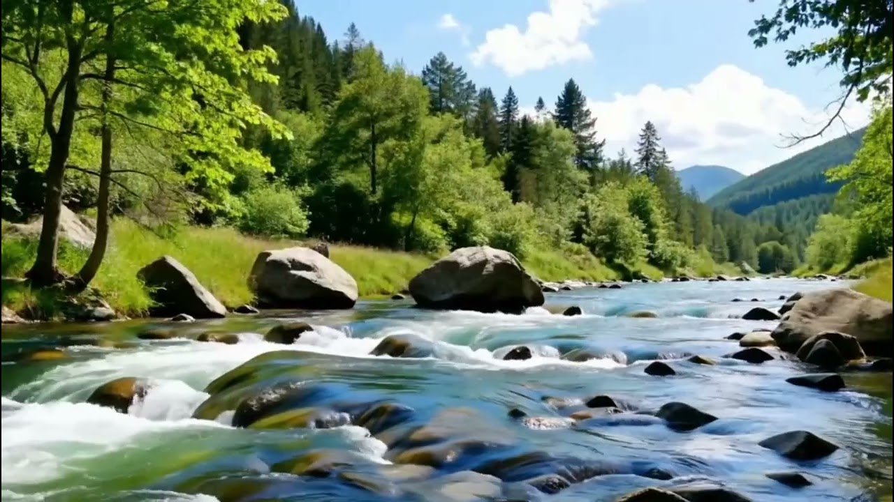 Relaxing River Sounds for Stres 