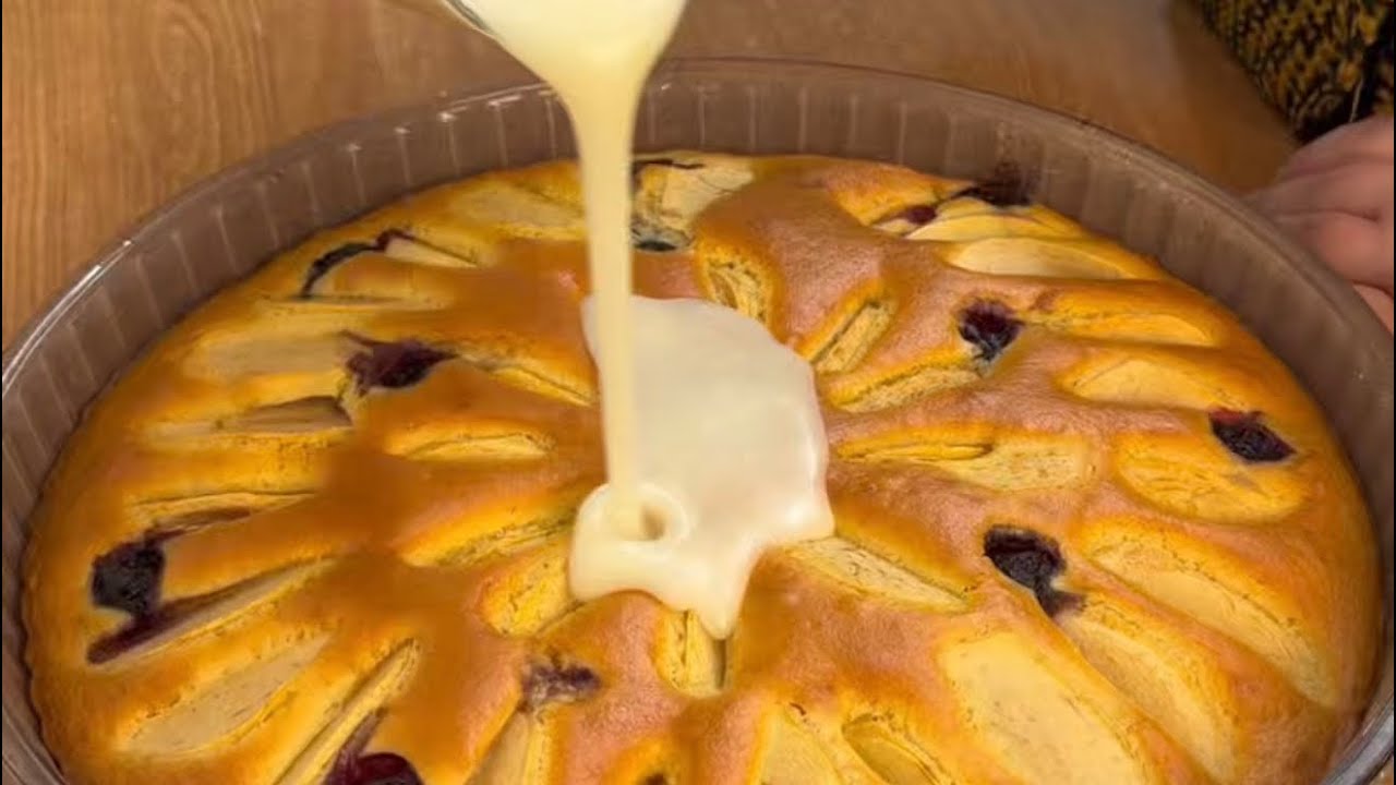 Пирог с собственной глазурью 😍🤤