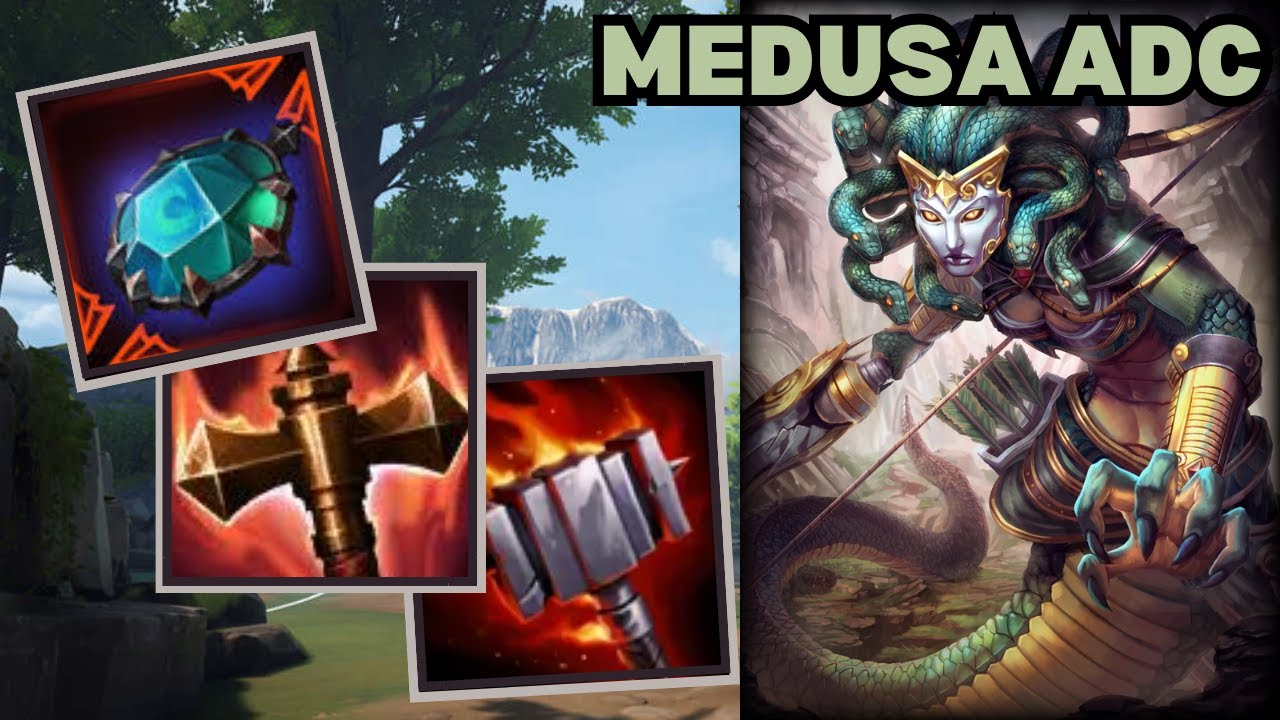An ADC Play By Play??! - Medusa ADC Smite 2 Gameplay
