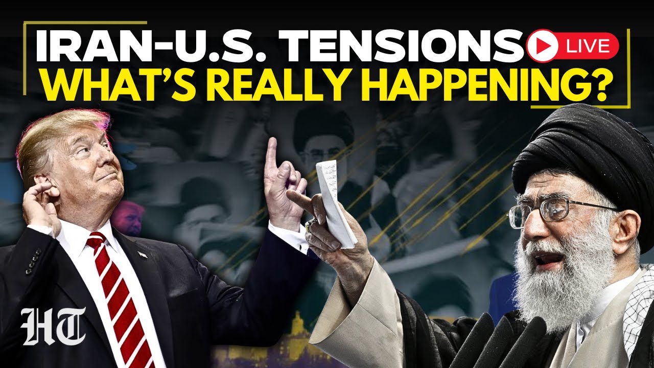 LIVE: Iran Warns of War if US Attacks | Trump Warns Khameni | Iran US War News | Iran Protest News