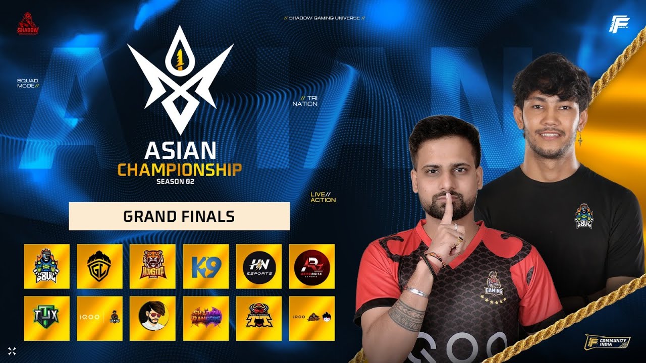 🔥Asian Championship S2 | Grand Finals 🔥| FT.@NonstopGaming_@FOZYAJAY@pahadigamer_official@TSGLEGEND