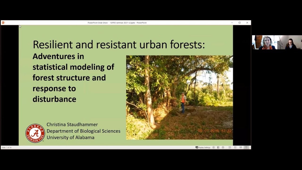 Webinar of IUFRO Research Group 4.01.00 - Forest mensuration and modelling; 30 March 2022