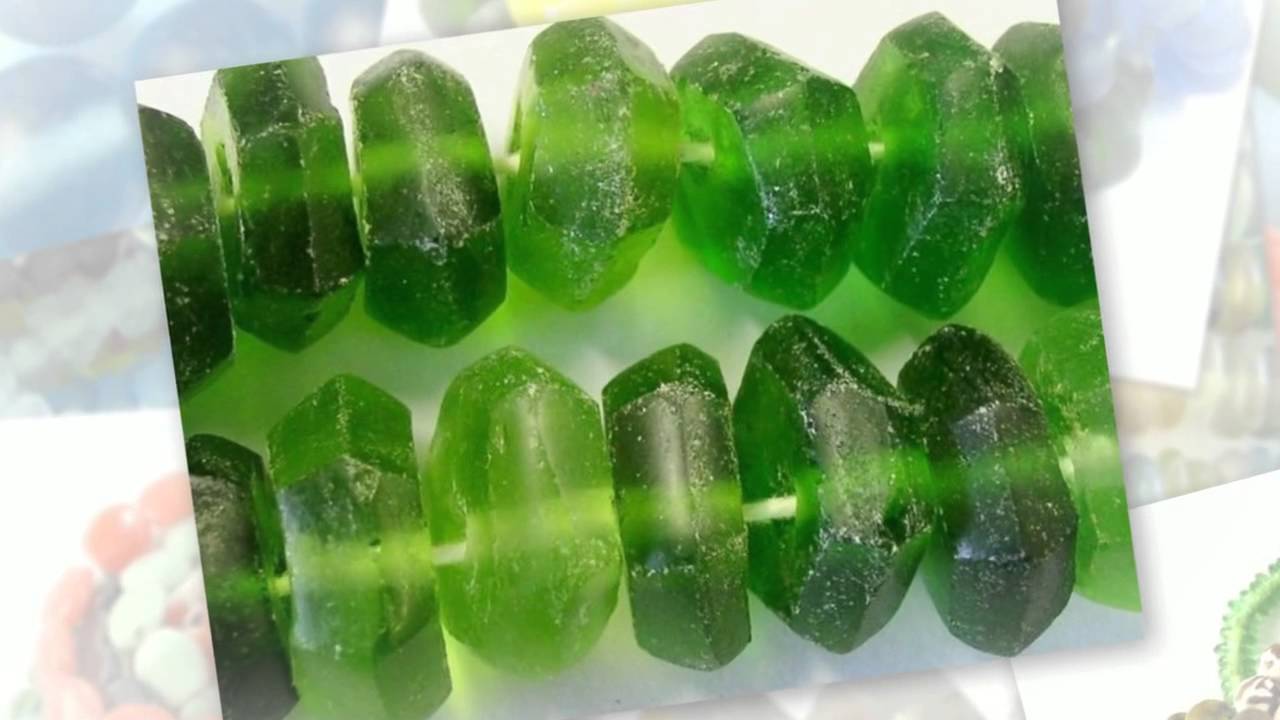 Recycled Glass Beads - Happy Mango Beads