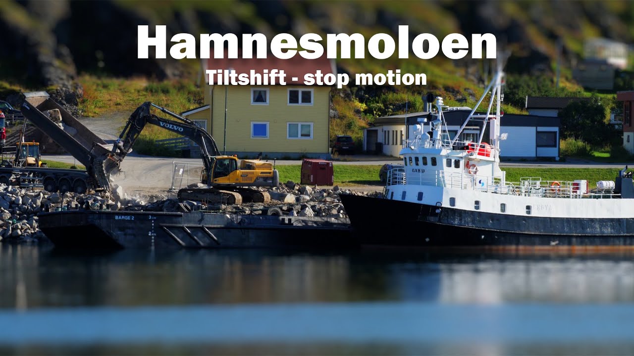 Construction of a new wave breaker in Mehamn - Hamnesmoloen A60