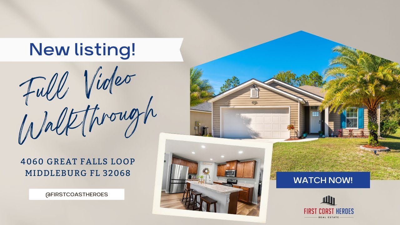 🏡 Move-In Ready 3 Bedroom Home in Azalea Ridge | 4060 Great Falls Loop, Middleburg, FL