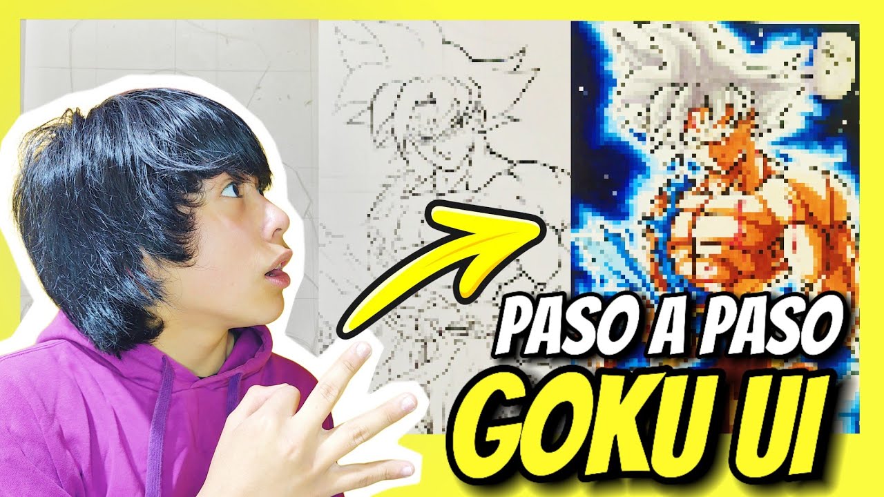 CÓMO DIBUJAR A GOKU ULTRA INSTINTO DOMINADO DESDE 0 🔥😎✏️- TUTORIAL PASO A PASO - Los Bravitos