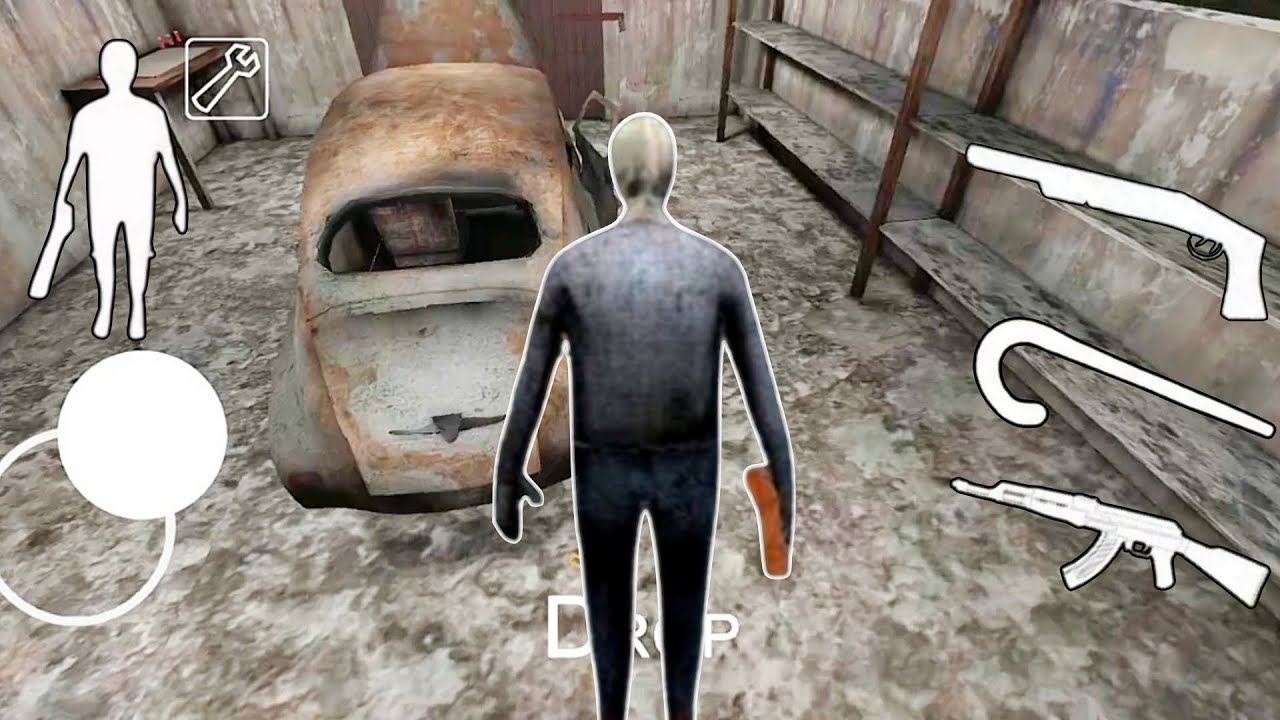 СНОВА ИГРАЮ ЗА ДЕДУШКУ В ПЕРВОЙ ГЛАВЕ ИГРЫ GRANNY🔥 || ПОБЕГ НА МАШИНЕ || МЕНЮ МОДА GRANNY😱😱