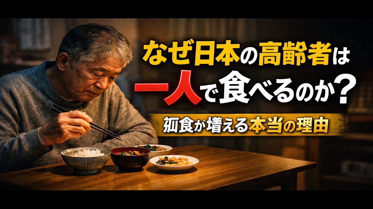 【孤食の真実】なぜ日本では一人で食べる人が増えているのか？