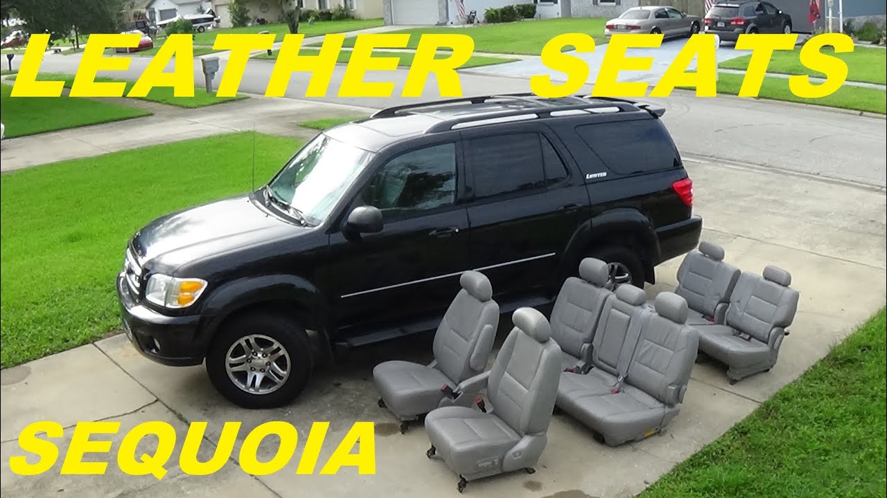 TOYOTA SEQUOIA  LEATHER SEAT REPLACEMENT (NICE UPGRADE)