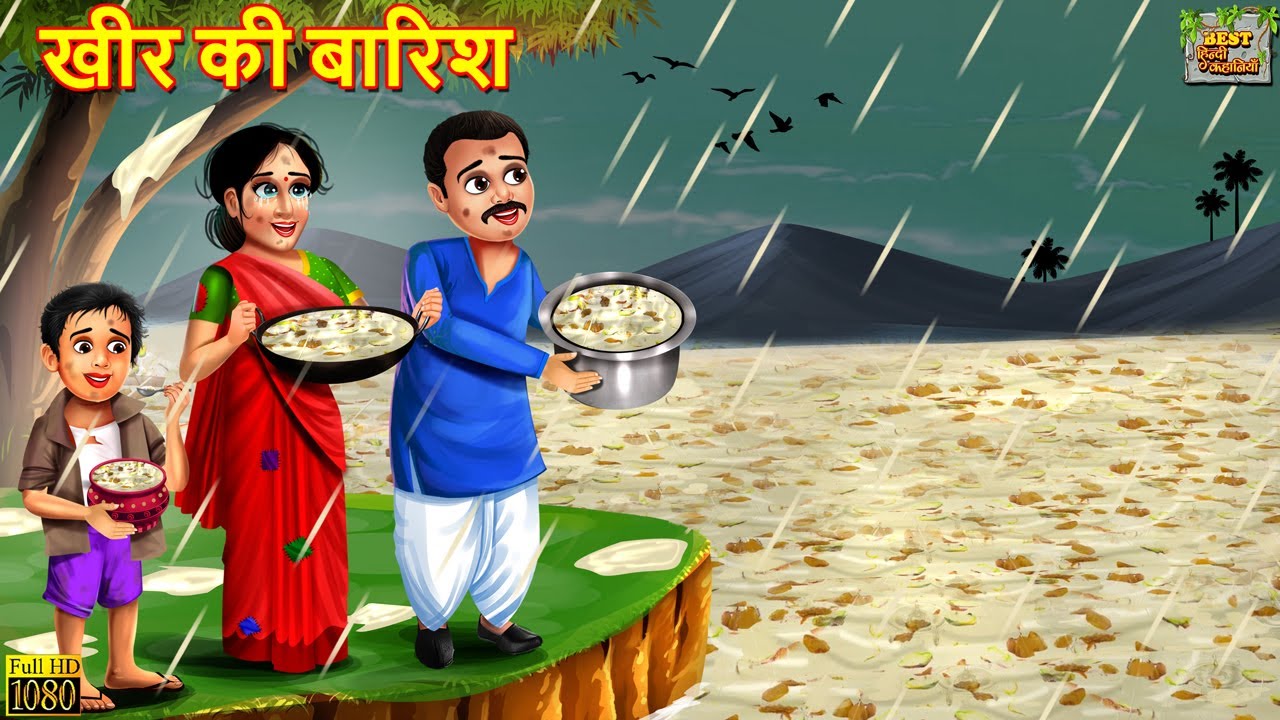 खीर की बारिश | Kheer Ki Barish | Hindi Kahani | Moral Stories | Bedtime Stories | Kahaniya | Kahani