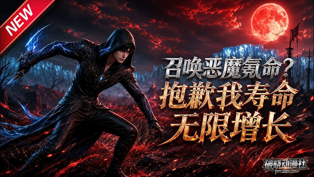 MULTISUB📢新番上线《召唤恶魔氪命？抱歉我寿命无限增长》第1~110集丨灵气复苏觉醒S级恶魔召唤，耗寿遭人鄙夷，解锁寿命系统召炎魔登顶试炼！#最新漫剧 #破晓动漫社