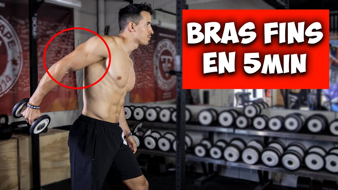 Affiner vos bras en 5 minutes ! (Exercice pour tonifier et maigrir des bras)