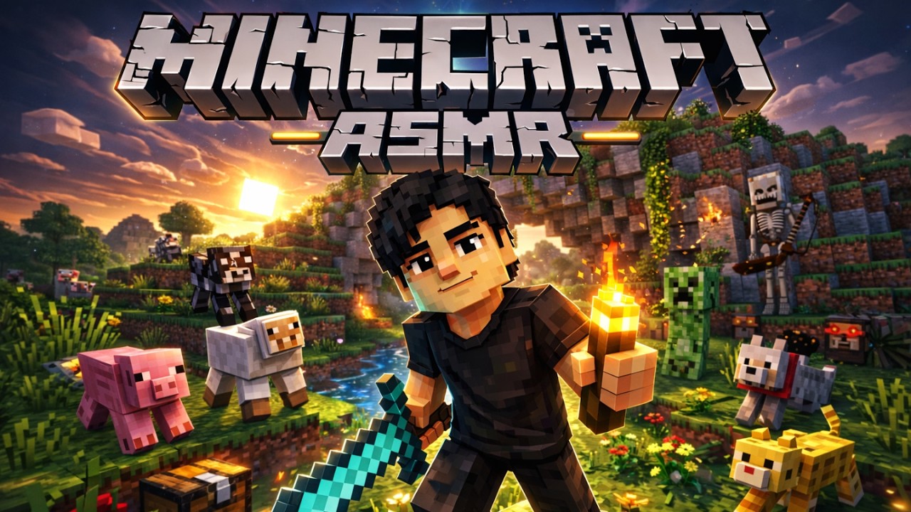 ASMR EN MINECRAFT - PRIMER REFUGIO