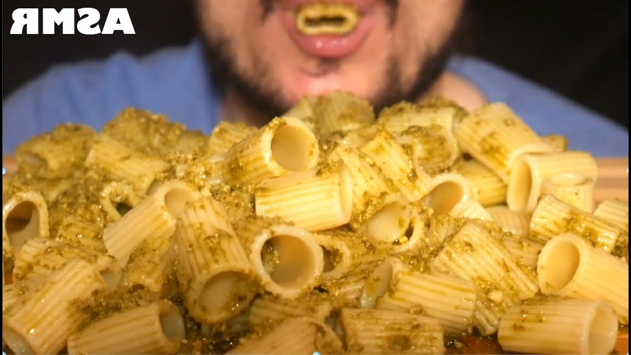 MUKBANG ITA | PASTA PESTO GENOVESE EATING SHOW ITALIANO 먹방 *ASMR  NO TALKING FOOD | VIDEO RILASSANTE