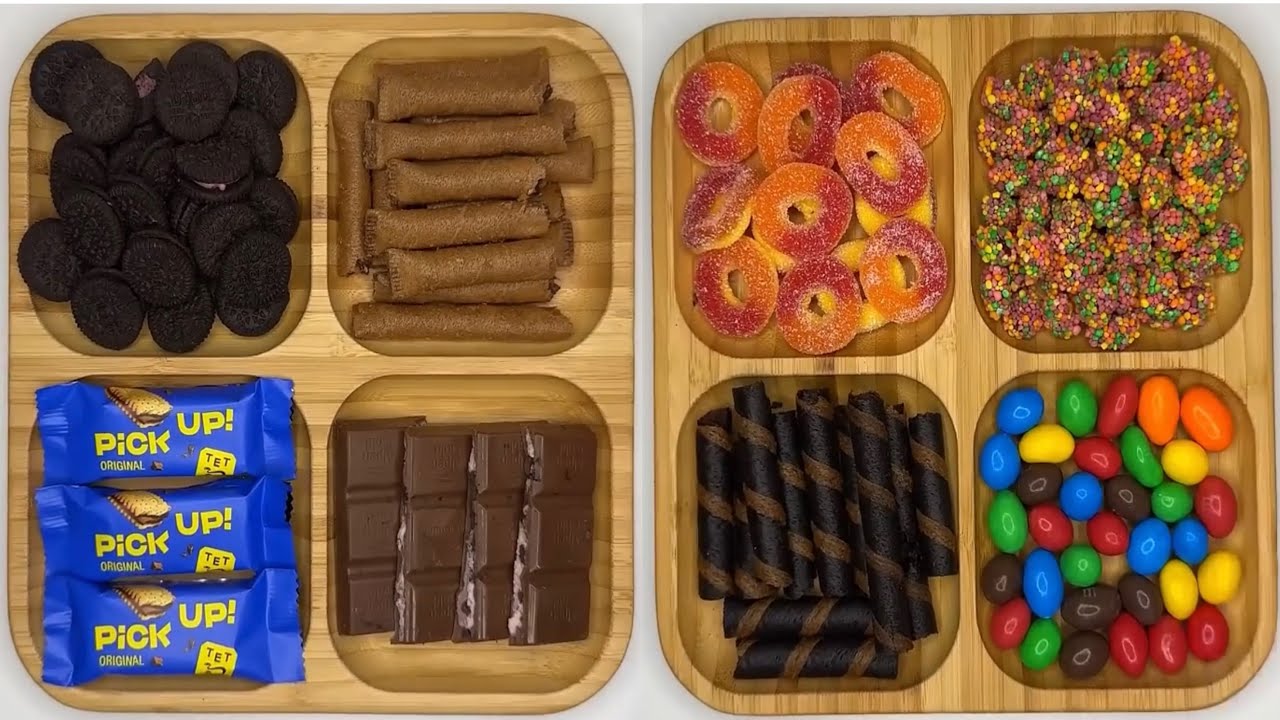 Filling plater with sweets🍫🍫🍫/MARYAM ASMR/