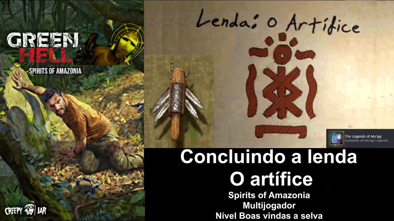 Green Hell, espíritos da amazônia, concluindo a lenda do artífice 2023 vídeo 119