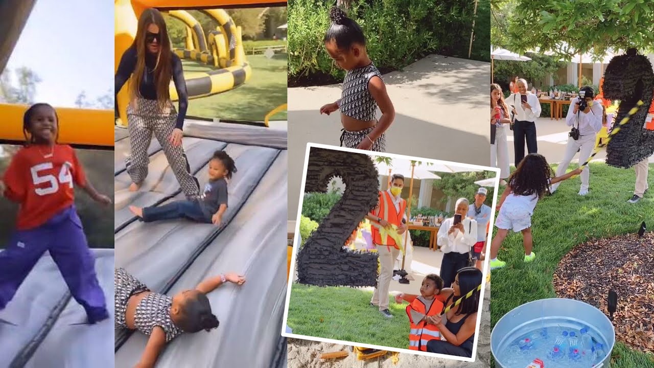 Psalm West Is 2!!!! Khloe ,True ,Stormi ,Dream & Saint at Psalm&rsquo;s BDay Party🎂❤️😍
