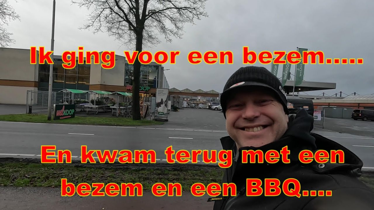Van een bezem naar een Kamado BBQ, Unboxing the Grizzly Kamado  BBQ,🍗🍖🥩🥘 Welkoop Vriezenveen.