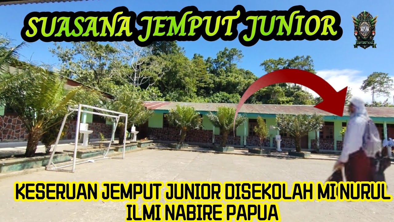 Keseruan Jemput Junior Disekolah MI NURUL ILMI NABIRE PAPUA