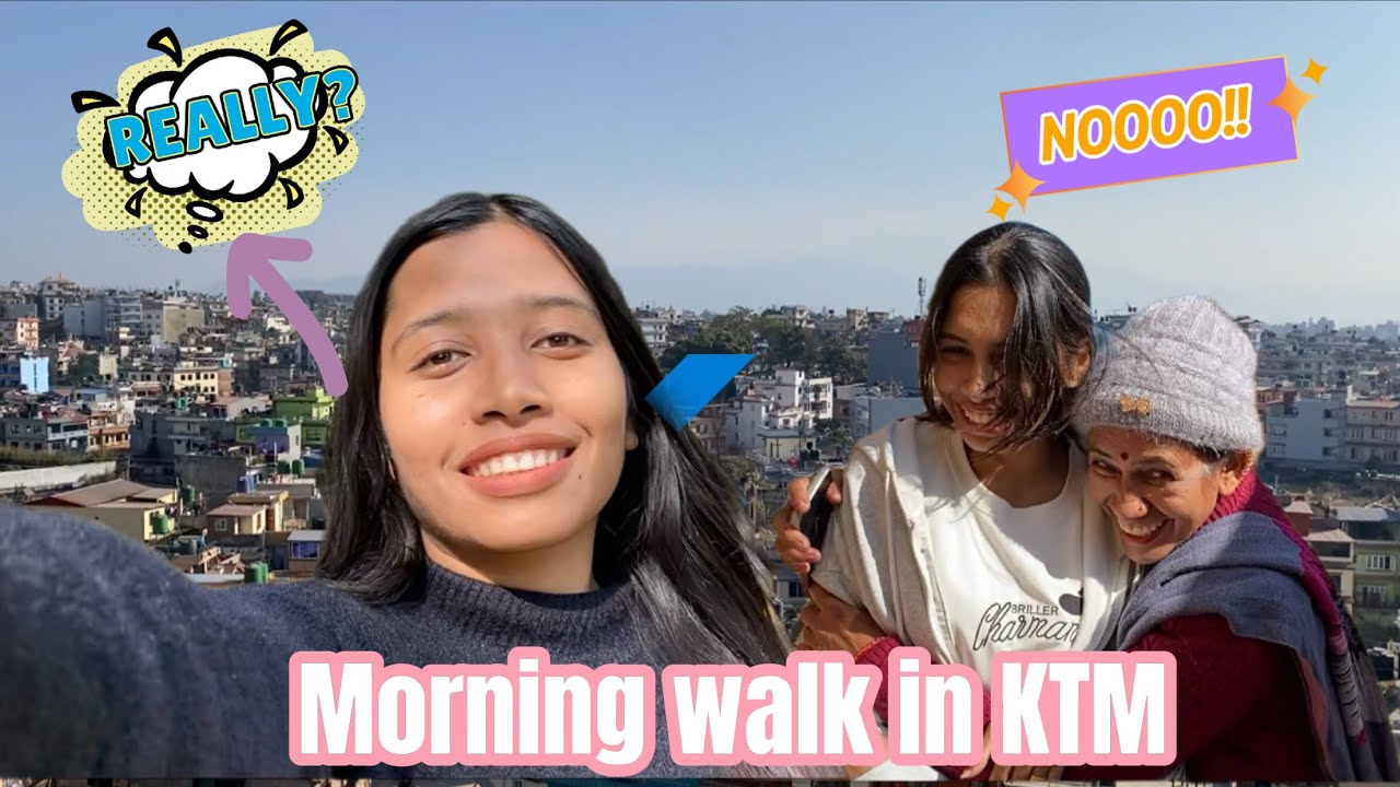 A fresh morning walk with my baini ani fupu 