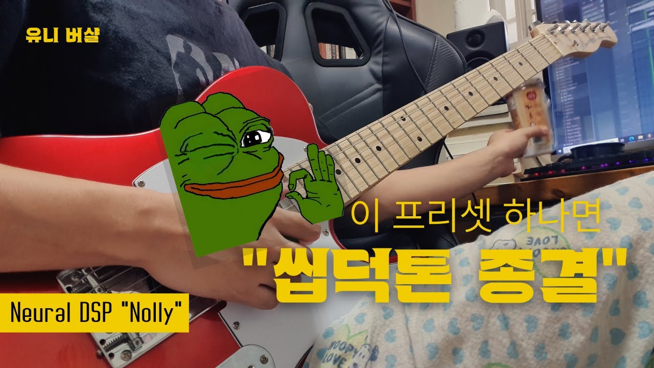 이 프리셋 하나면 쨉쨉이 씹덕톤 끝!(Neural DSP - Nolly)
