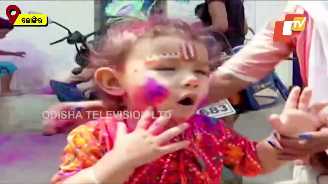 People Celebrate Holi At Their Homes In Bolangir