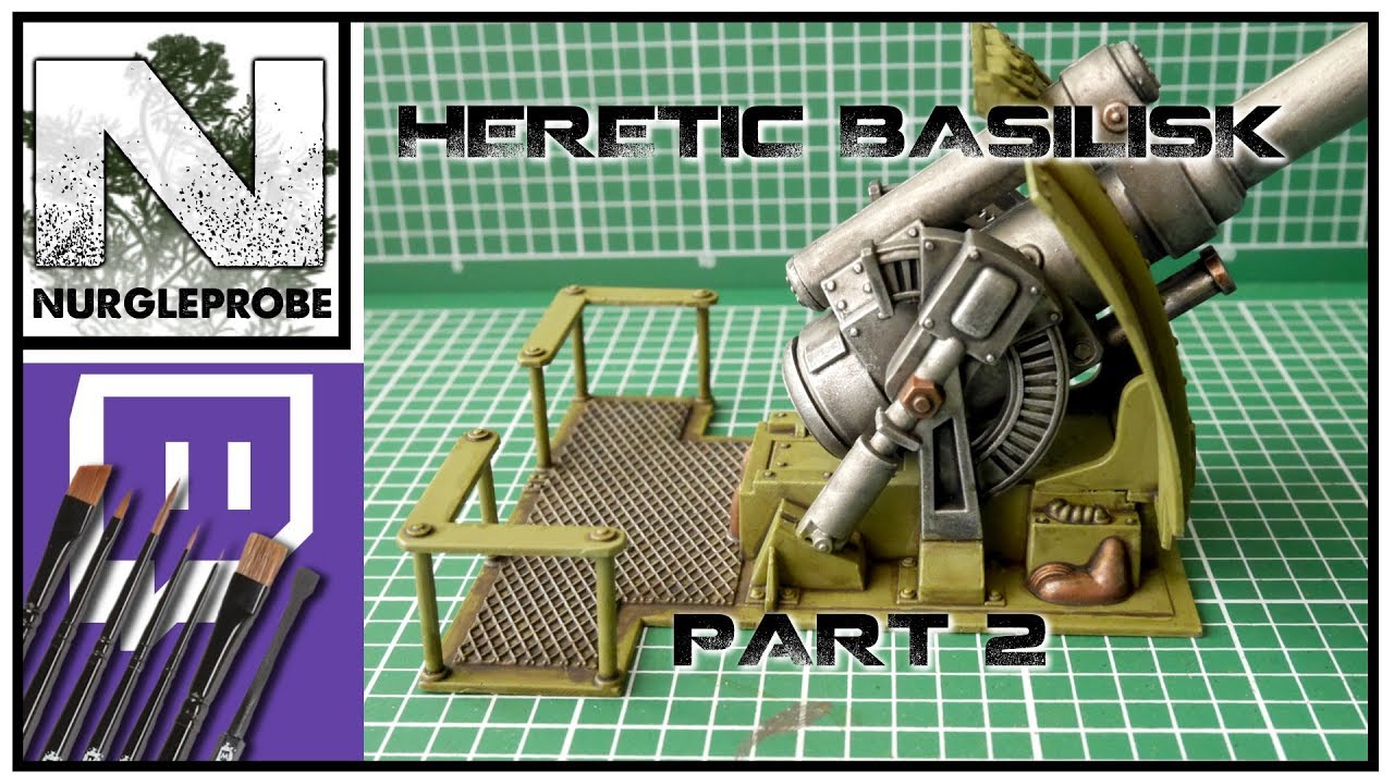 Nurgleprobe | Painting a Heretics Basilisk | Part 2