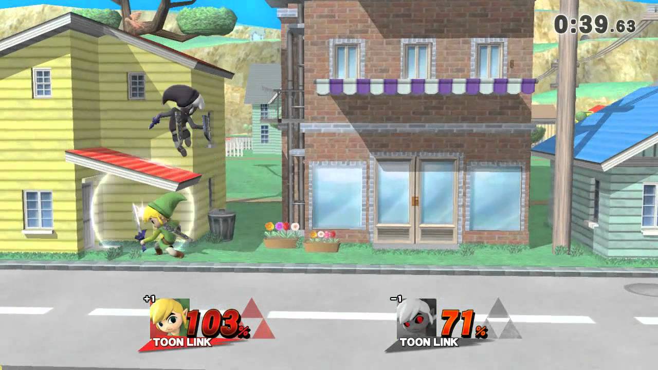 Toon link vs dark link.