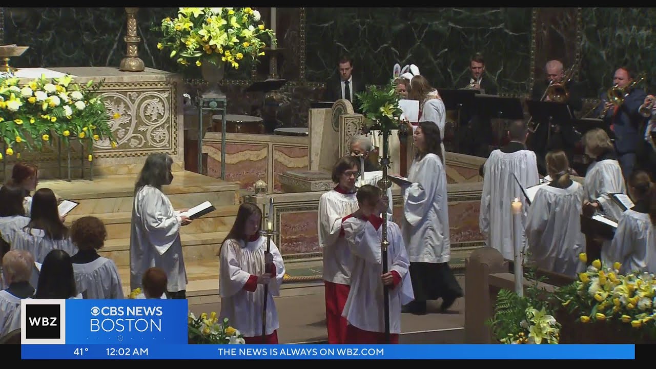 Thousands return to church in-person across Massachusetts for Easter Sunday
