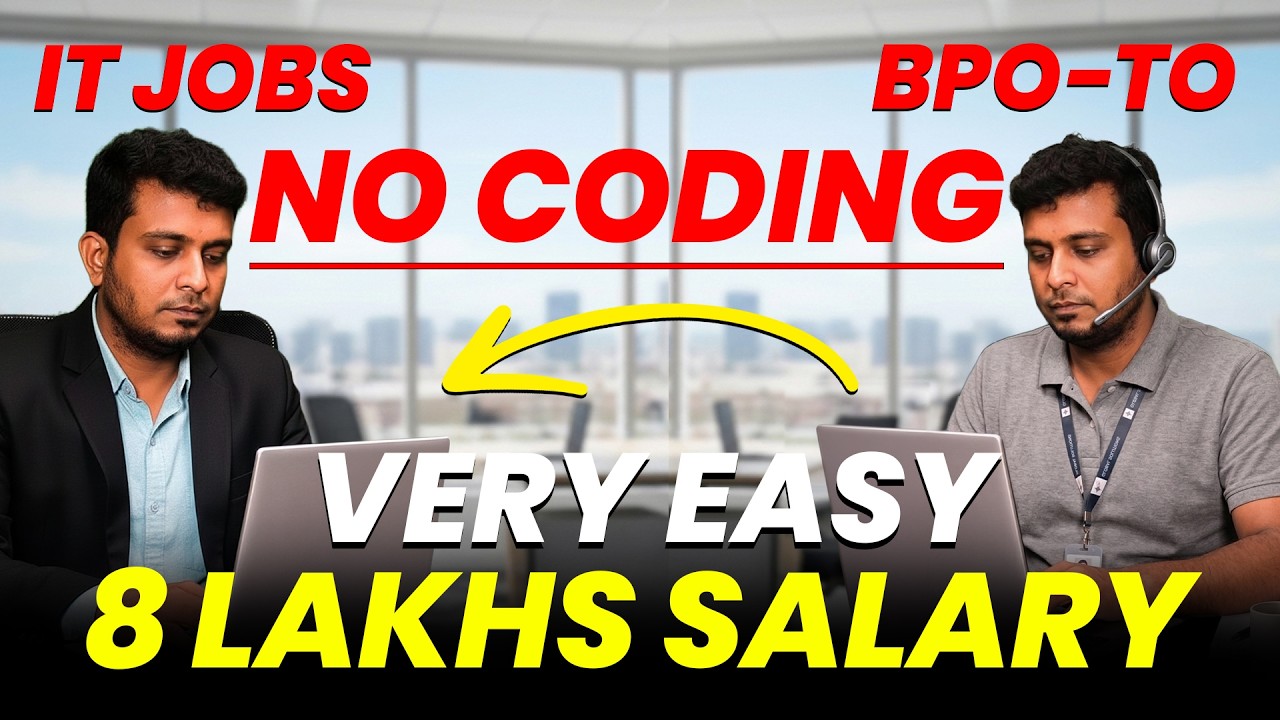 Non Coding IT job for BPO and AR Callers for 2026 | Software Jobs with placement