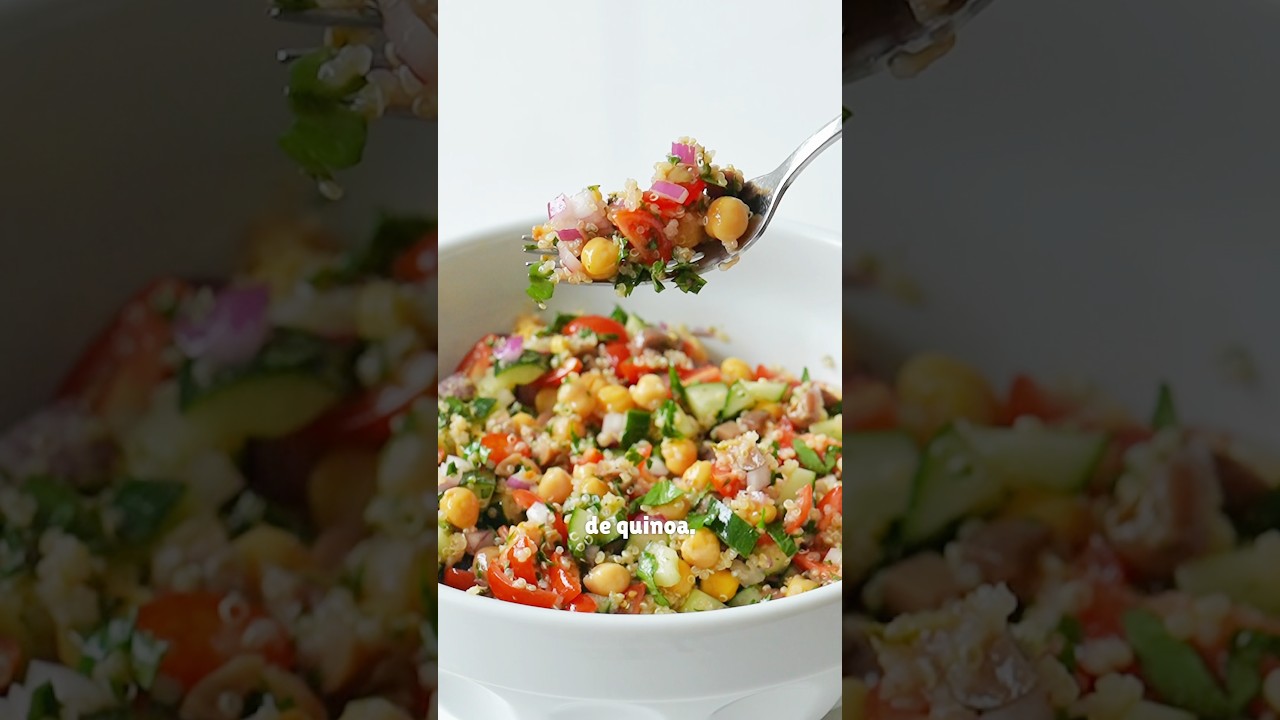 SALADA GREGA DE QUINUA (top 3 saladas) #receitas