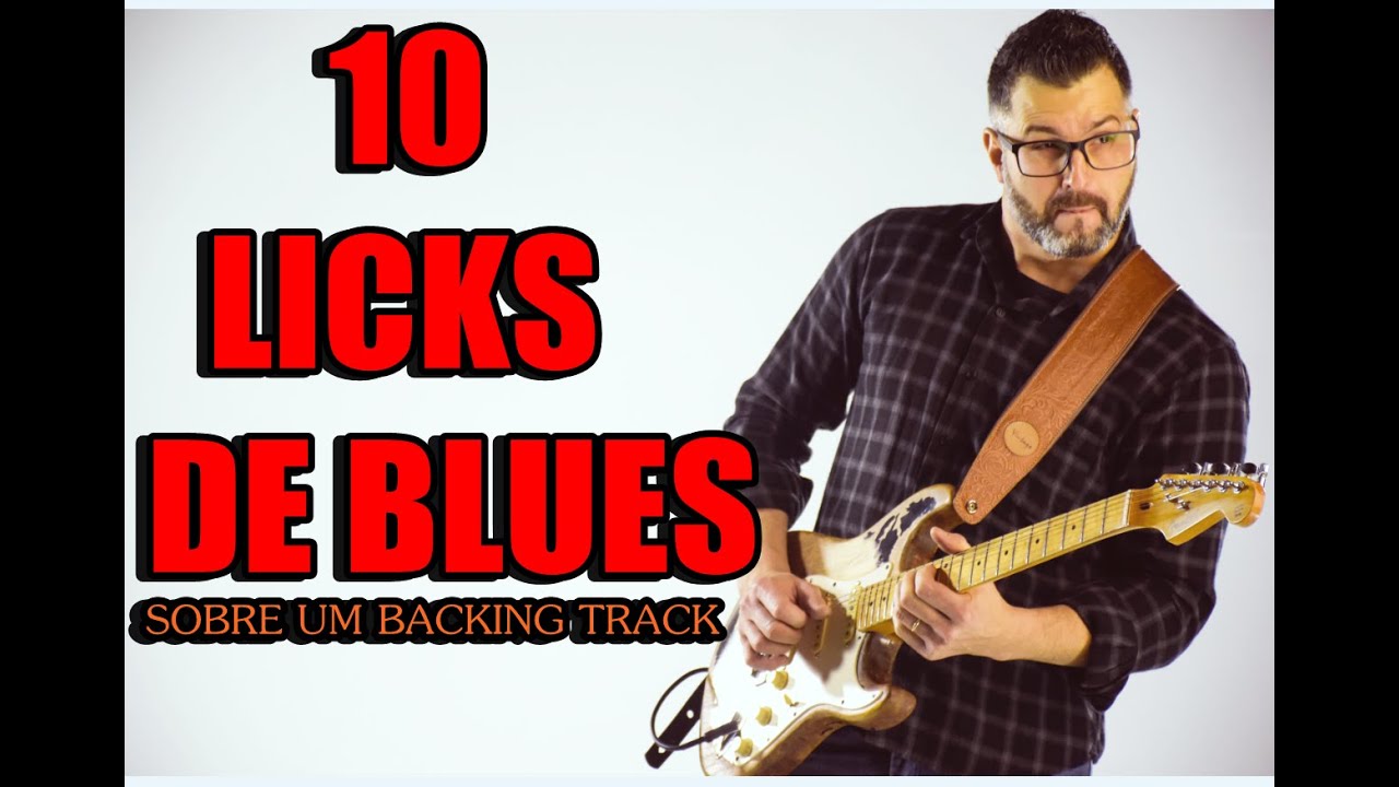 LICKS BLUESEIROS | Isso fica muito top sobre um backing track (10 licks)