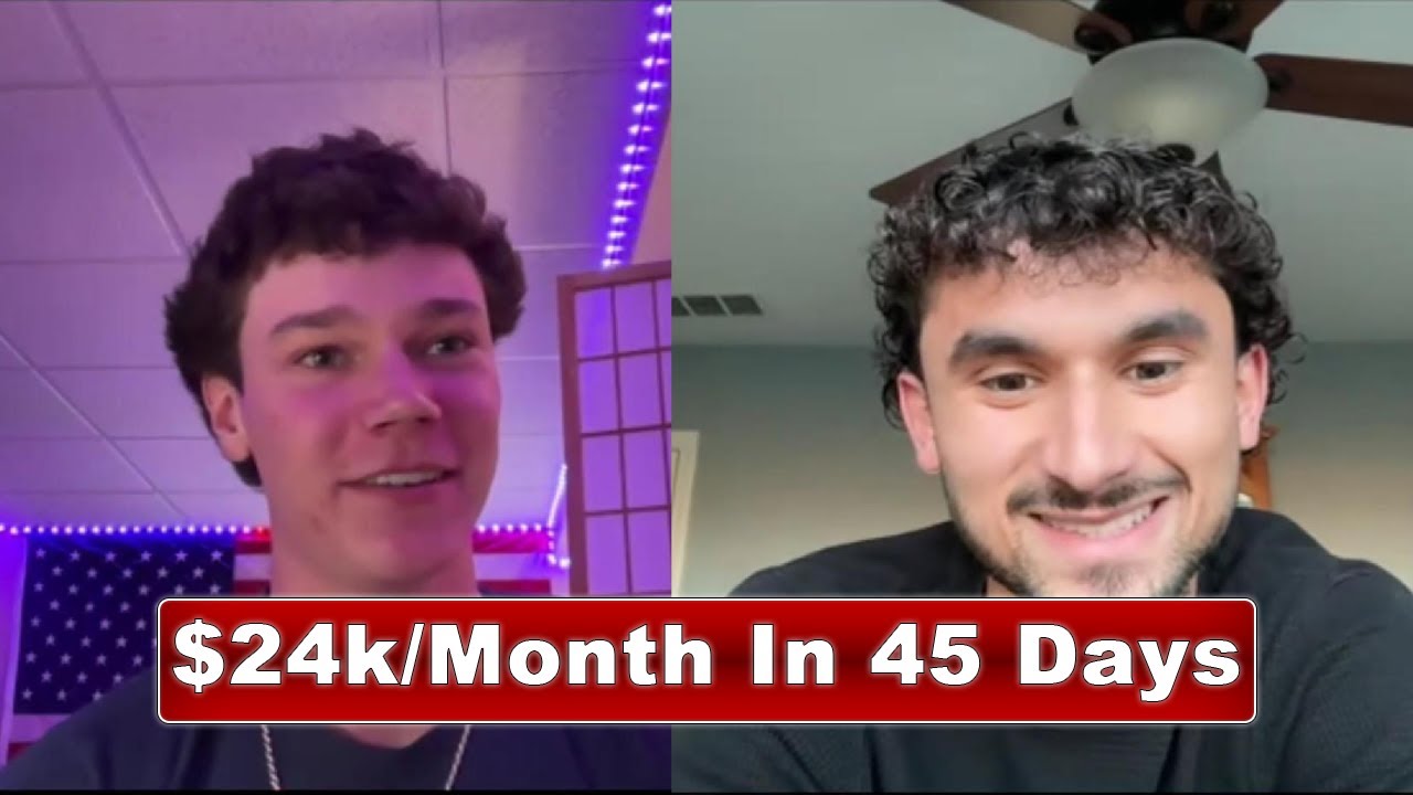 he scaled his info agency to $24k/mo from ONE client (growth operating)