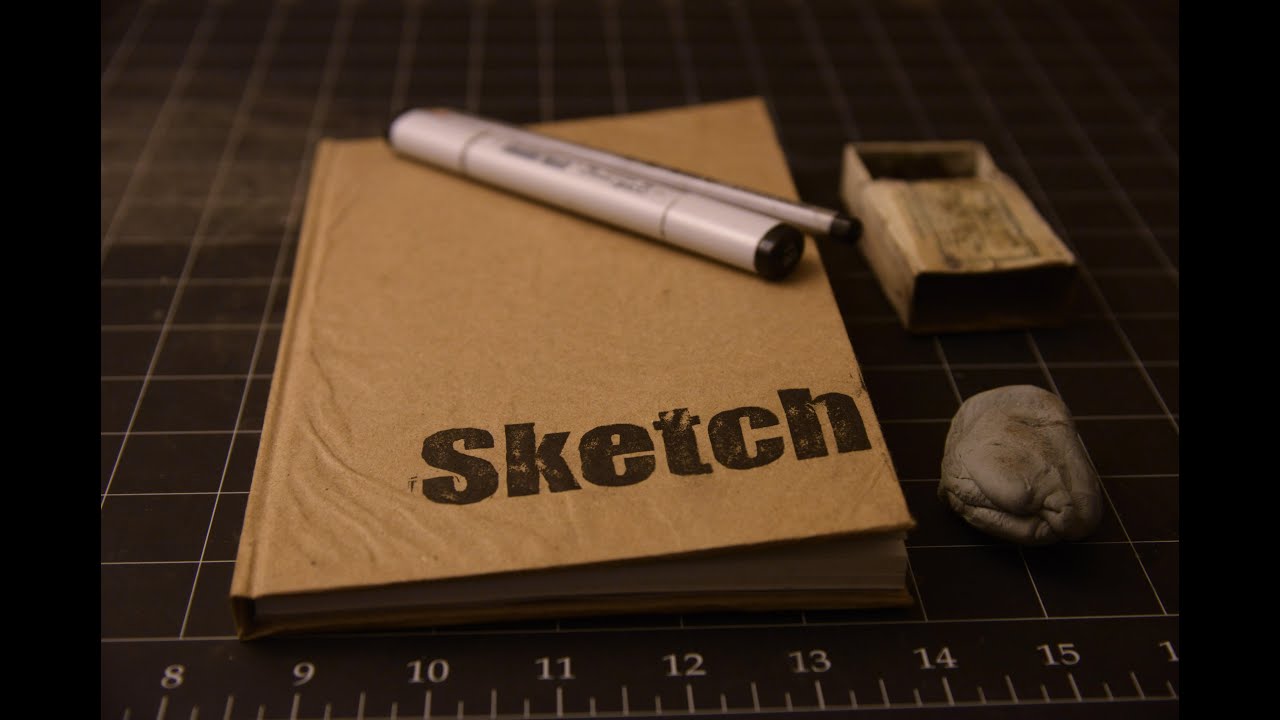 Handmade Hard Cover Sketchbook - Book Binding
