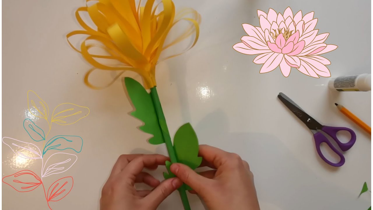 Flori de toamna | Crizantema- Activitate practica gradinita online