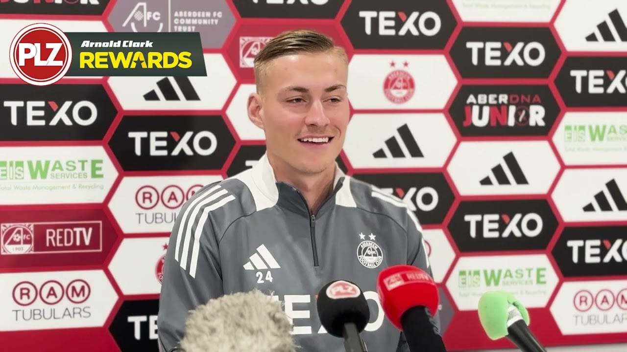Kristers Tobers arrives at Aberdeen! | NEW SIGNING FIRST PRESS CONFERENCE
