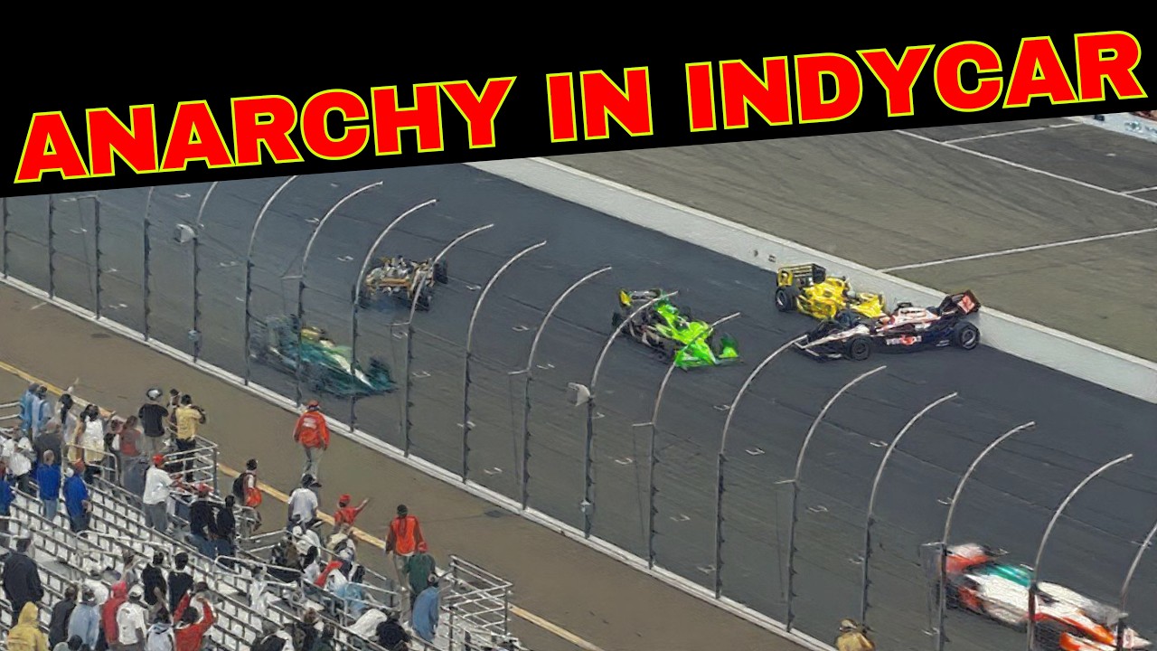 Drivers Spin on Wet Track, Will Power Middle Finger to Race Control (2011 IndyCar New Hampshire)