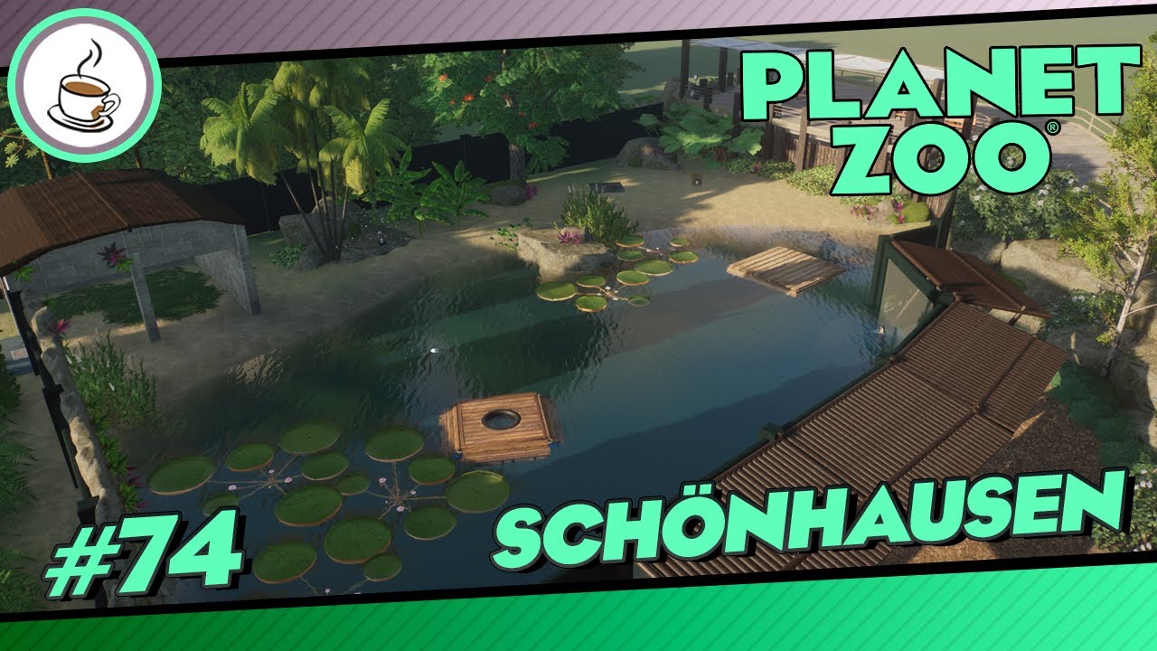 Ein Riesenotter Gehege #74 «» Schönhausen Zoo 🦍 - PLANET ZOO AQUATIK DLC | Deutsch German