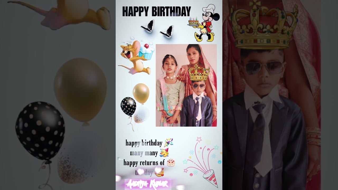 Happy Birthday Aditya beta God bless you 🥳💐🎉🎂 