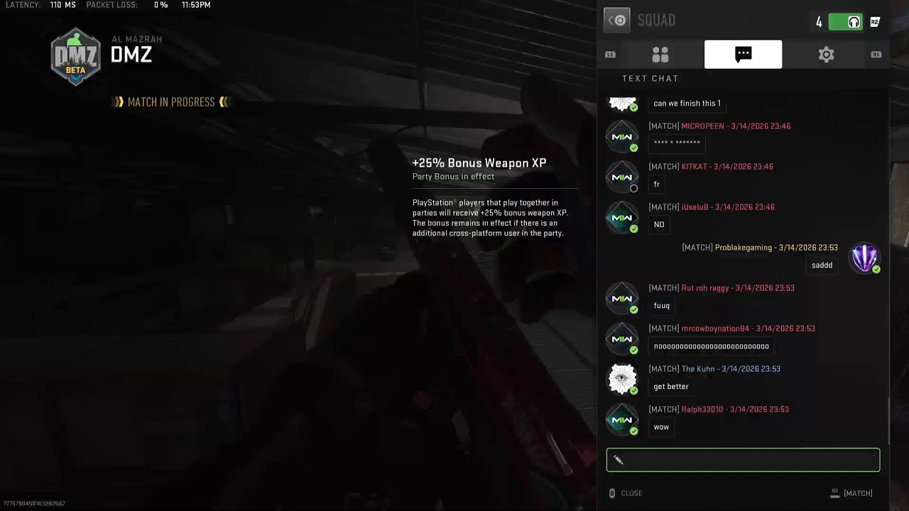 PS5 LOBBYS DMZ