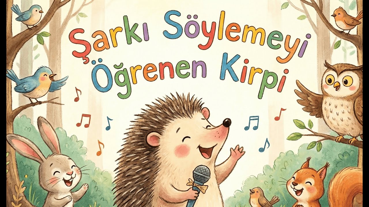 Çocuk Masalları - Şarkı Söylemeyi Öğrenen Kirpi - 65
