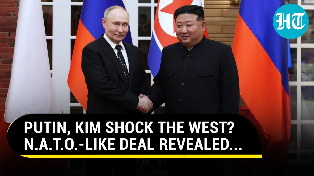 Putin, Kim Jong Un Shock The West With New Deal: Russia-North Korea's NATO-Like Mutual Defence Pact