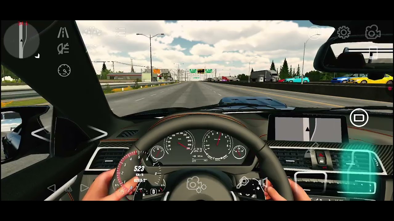 W16 Bmw m3 speed test car parking #carparkingmultiplayer #bmw #w16engine #m3 #speedtest