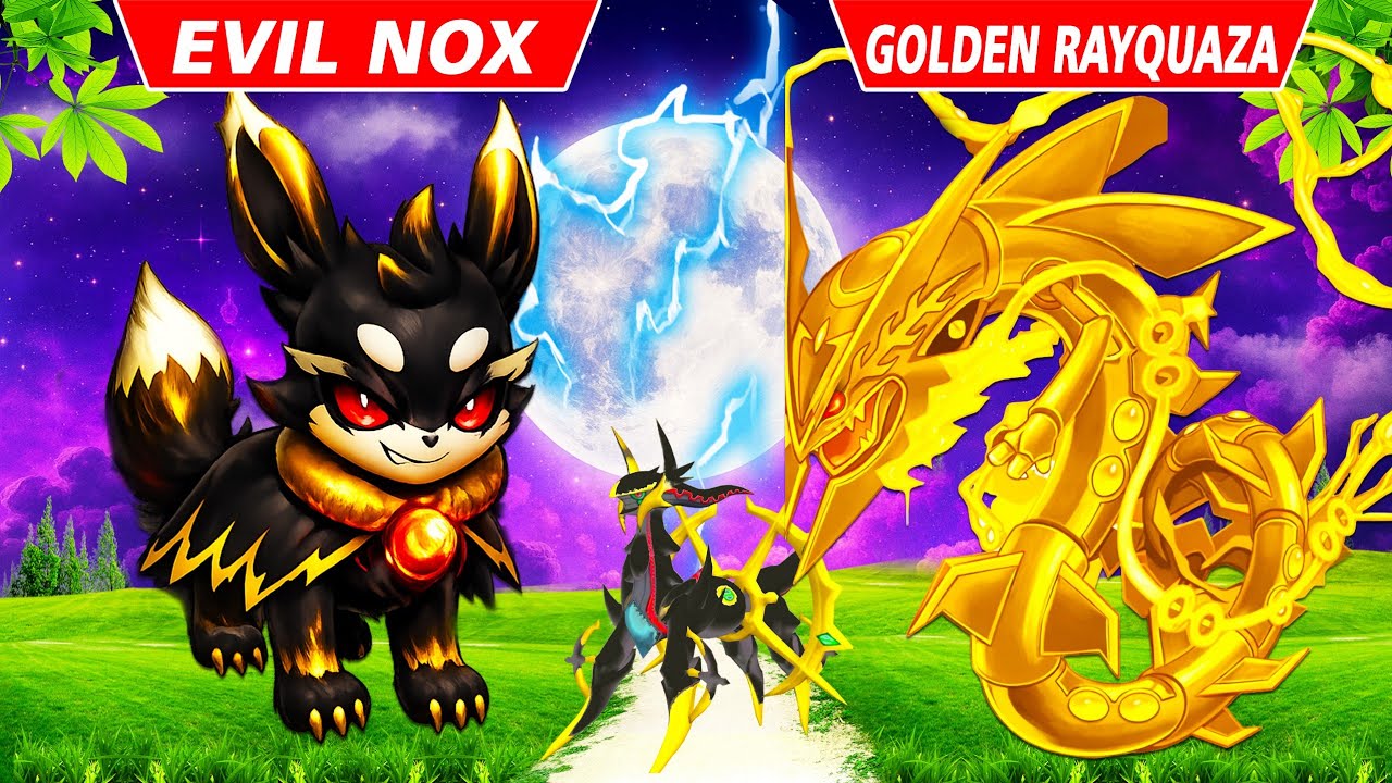 OMG! ULTIMATE GOLDEN RAYQUAZA AND EVIL NOX in PALWORLD ! Palworld New Update
